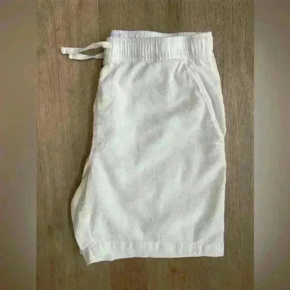 Old Navy Men’s Textured Jogger Shorts White New Without Tags Small - Picture 8 of 8